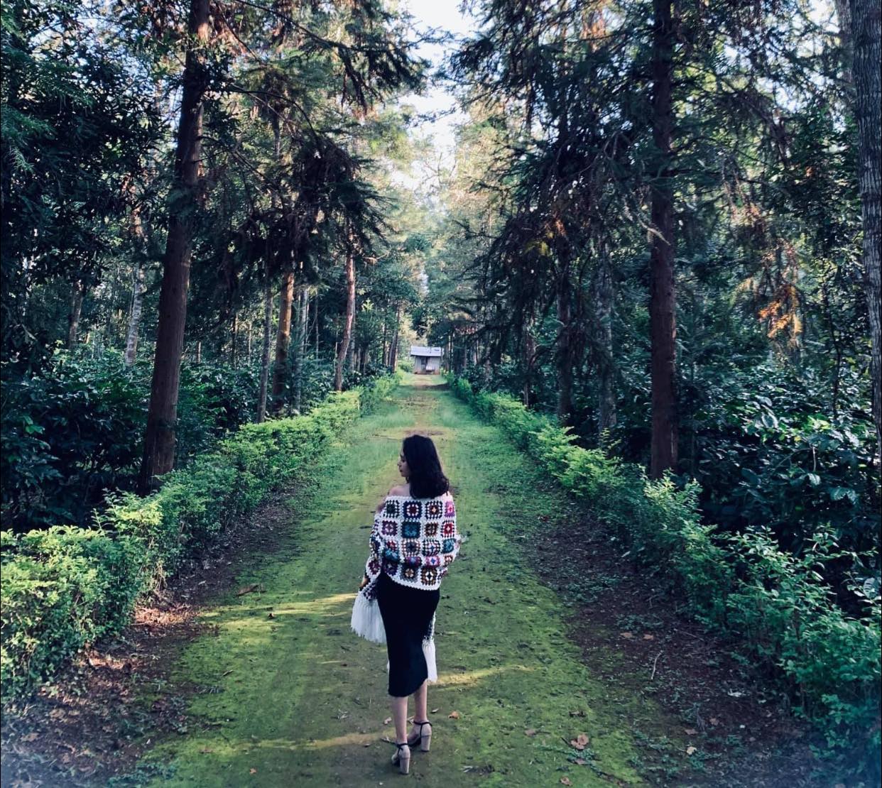 Colorful Granny Square Crochet Scarf with White Fringe - Bohemian Knit Scarf