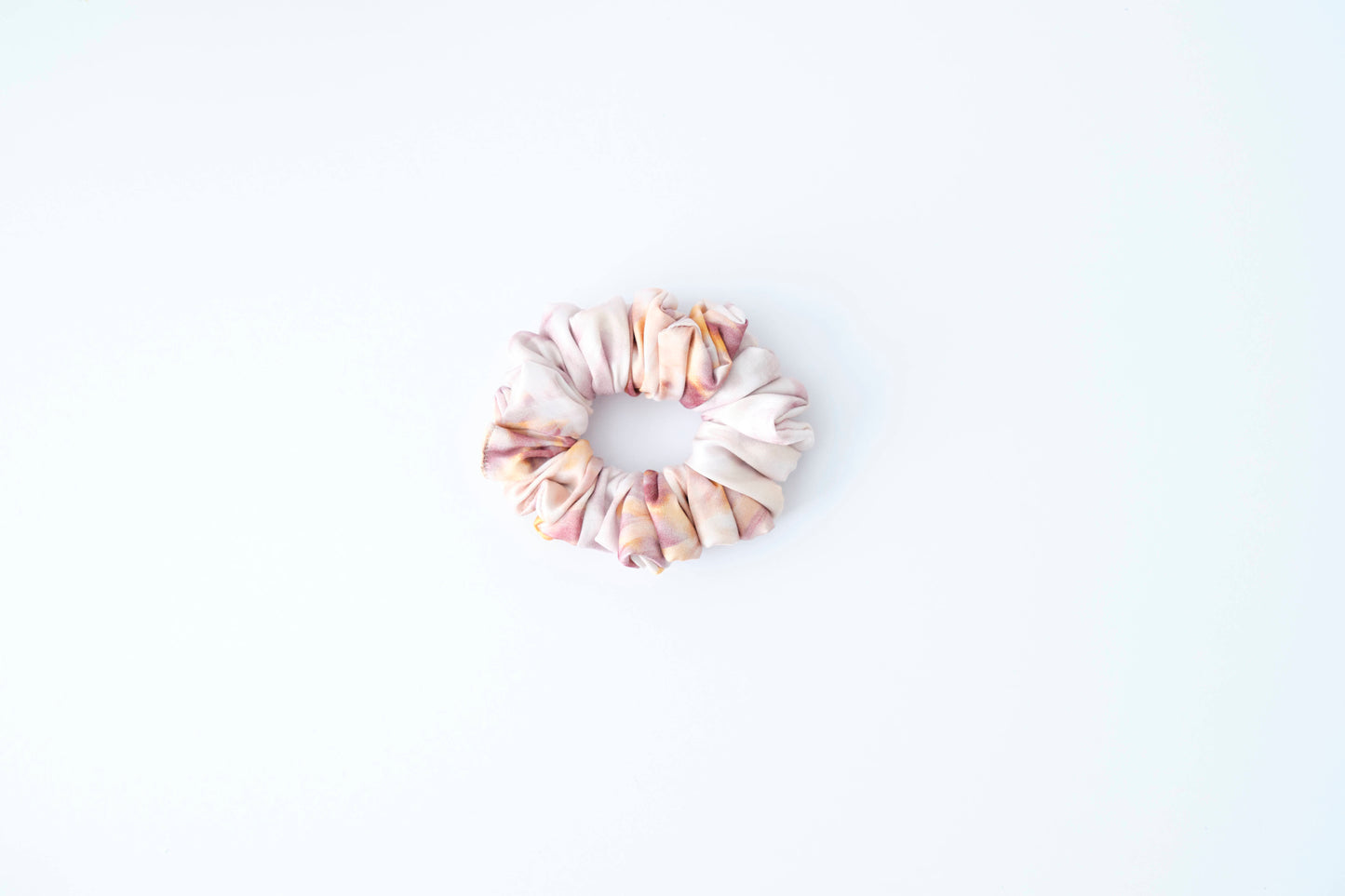 Flora Silk Scrunchie - Delicate Floral Hair Tie