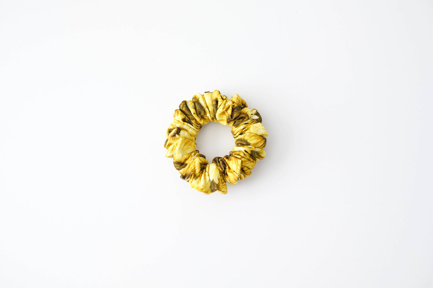 Sunflower Scrunchie - Cheerful Floral Hair Tie