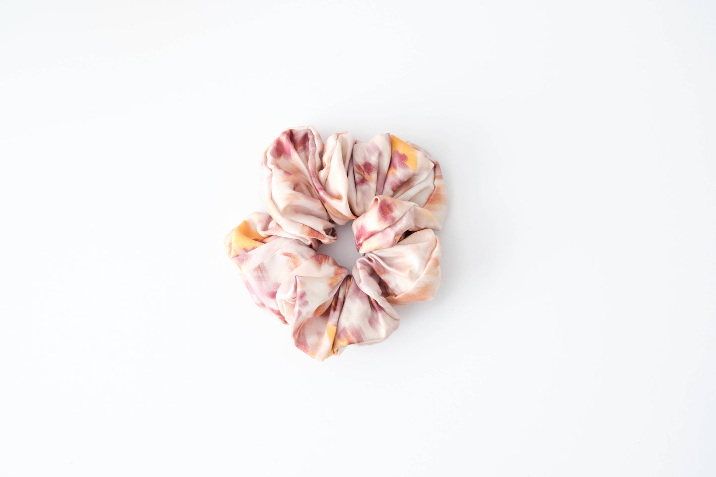 Flora Silk Scrunchie - Delicate Floral Hair Tie